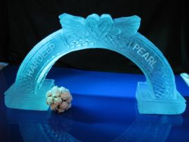 Wedding Arch Ice Sculpture